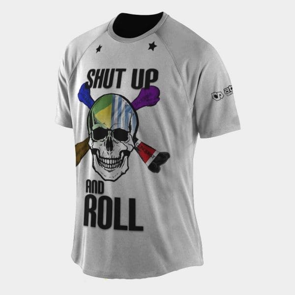 shut up and roll bjj t shirt