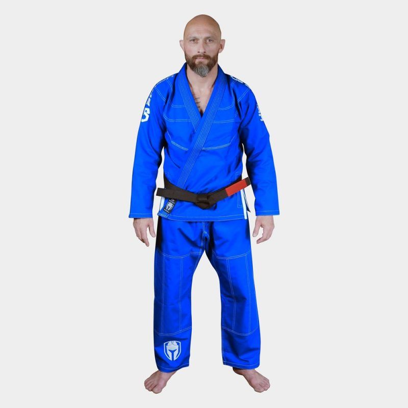 Gi-hegemon-series-hegemon-series-adult-ripstop-lightweight-BJJ-Brazialian-jiu-jitsu-athlon-custom-sportswear-blue-front