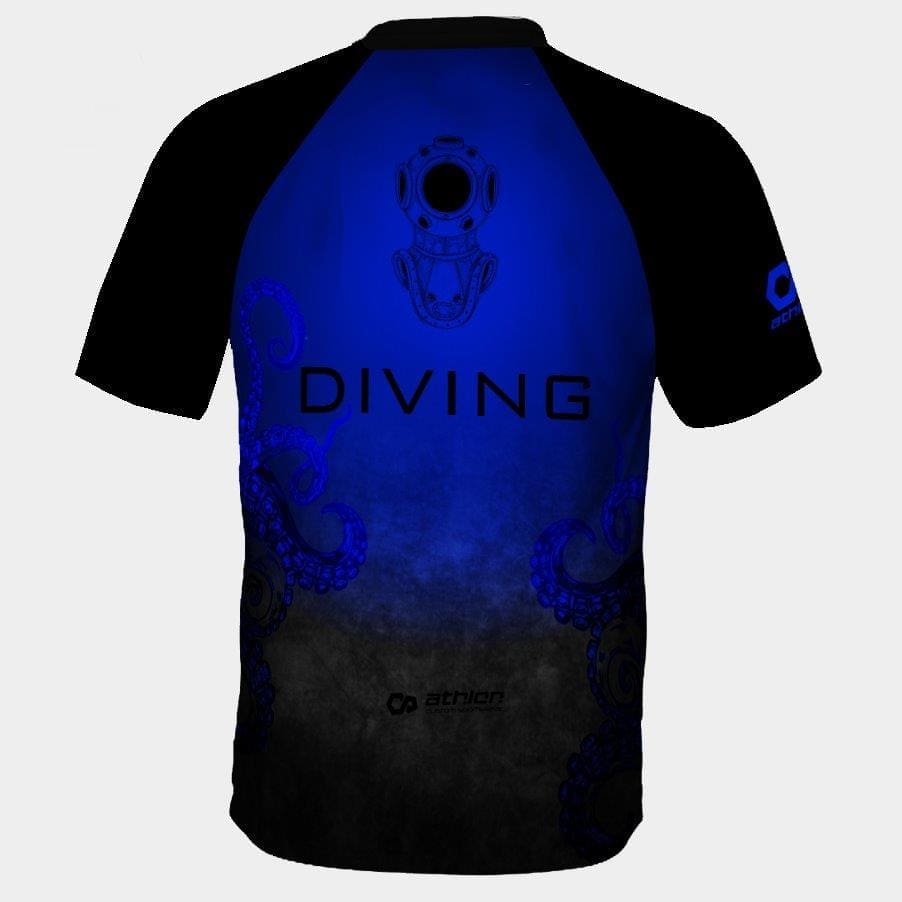 Diving T-shirt custom | Καταδυτικο Κοντομανικο